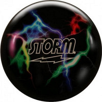 Lightning Storm Clear Polyester Spare Bowlingball 