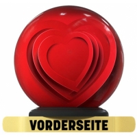Love Hearts - One The Ball Bowlingball 1