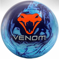Blue Coral Venom Motiv Bowlingball