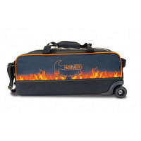 Dye Sub Slim Triple Tote Flame Hammer 