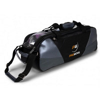 ProBowl 3-Ball Tote Only Black / Silver 