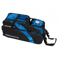 Triple Tote Equinox Black Blue - Eboni..