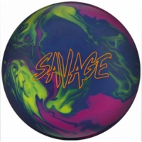 Savage Blue/Yellow/Purple Columbia 300 Bowlingball