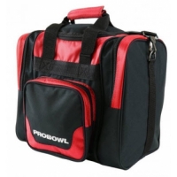 PROBOWL Single Bag Deluxe Schwarz/Rot Bowlingtasche