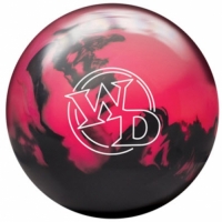White Dot Pink Black Columbia 300 Bowlingball  