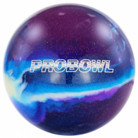 ProBowl Purple Royal Silver Polyester Bowlingball 