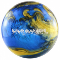 ProBowl Blue Black Gold Polyester Bowlingball 