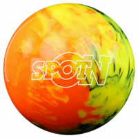 Spot On Black/Yellow/Orange Storm Polyester Bowlingball 