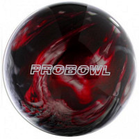 ProBowl Challanger Red Black Silver Polyester Bowlingball 