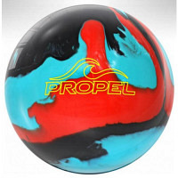Motiv Propel rot/türkis/schwarz Urethane Bowlingball