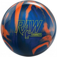 Raw Hammer Bowlingball - Blue / Black / Orange 
