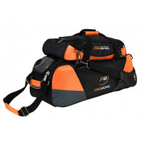 ProBowl Deluxe 3-Ball Tote W/ Shoe Bag Black/Carbon Orange