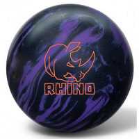 Rhino Purple Black Brunswick Bowlingball 