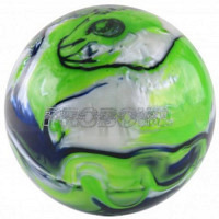 ProBowl Green Blue Silver Polyester Bowlingball 