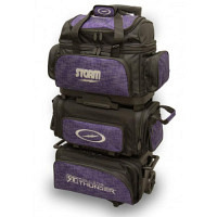 Rolling Thunder 6-Ball Abstract Purple/Black Ballroller