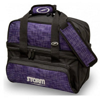  2-Ball Tote Deluxe Abstract Purple/Black Bowlingtasche 