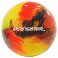 ProBowl - Black/Yellow/Orange Polyester Spareball  